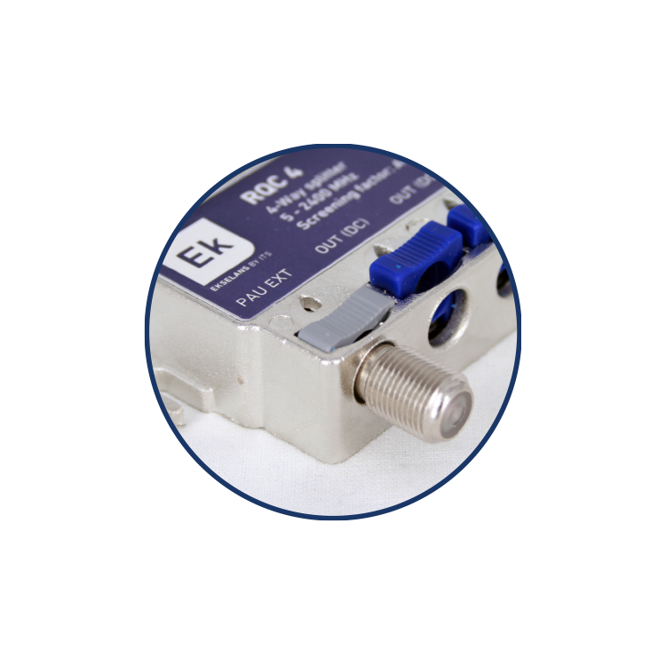 PAU EXT EKSelans 163005 - Adaptador QuiCoax