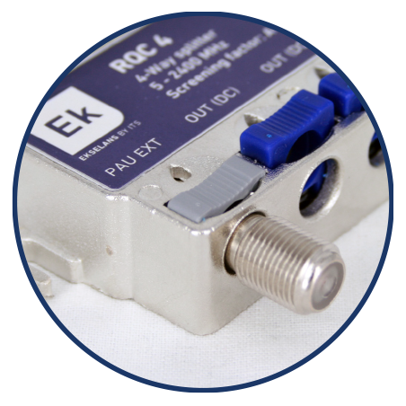 PAU EXT EKSelans 163005 - Adaptador QuiCoax