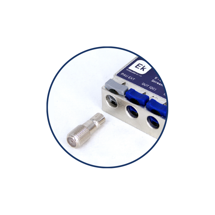 PAU EXT EKSelans 163005 - Adaptador QuiCoax