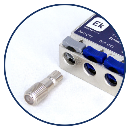 PAU EXT EKSelans 163005 - Adaptador QuiCoax