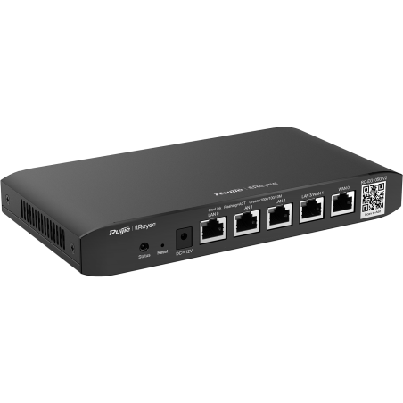 REACONDICIONADO | Router Controlador Cloud, x4 Puertos Gb POE (54w), x1Gb, hasta 2 WAN para balanceo, 600Mbps