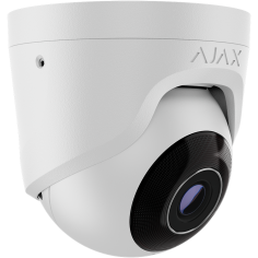 Cámara IP Turret, 5Mpx, IR 35mts, Lente 4mm, H.265, PoE802.3at. IA. Audio. MicroSD. IP65