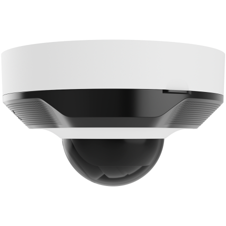 Cámara IP Domo, 5Mpx, IR 35mts, Lente 2.8mm, H.265, PoE802.3at. IA. Audio. MicroSD. IP65