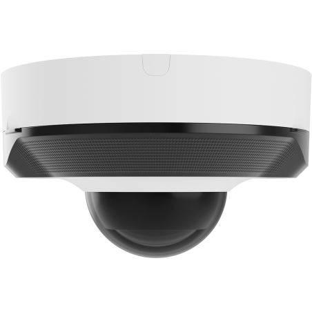 Cámara IP Domo, 5Mpx, IR 35mts, Lente 2.8mm, H.265, PoE802.3at. IA. Audio. MicroSD. IP65