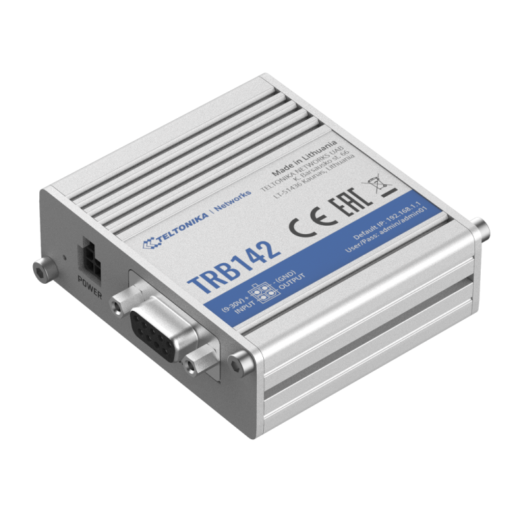 Gateway 4G TRB142 Teltonika - RS232 Cat1
