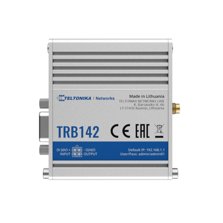 Gateway 4G TRB142 Teltonika - RS232 Cat1