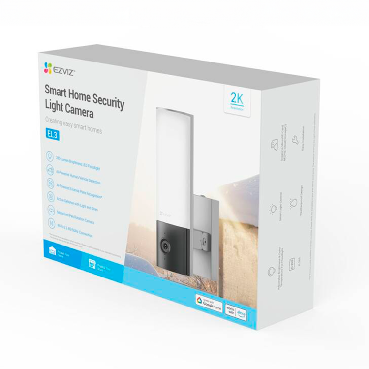 Cámara wifi 2K Ezviz CS-EL3 - luz 780 lm WiFi 6