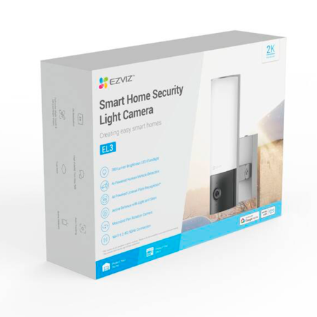 Cámara wifi 2K Ezviz CS-EL3 - luz 780 lm WiFi 6