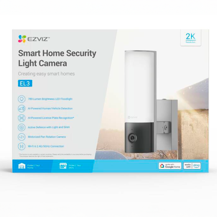 Cámara wifi 2K Ezviz CS-EL3 - luz 780 lm WiFi 6