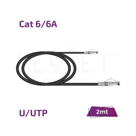 Latiguillo Cat 6A U/UTP Keynet TL-6AUTB26-02N - LSZH 2 m