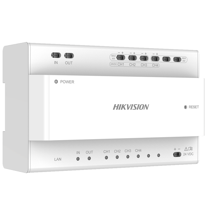 Conversor 2 hilos IP Hikvision DS-KAD704Y