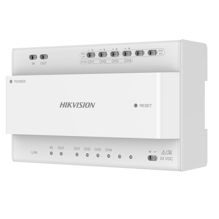 Conversor 2 hilos IP Hikvision DS-KAD704Y
