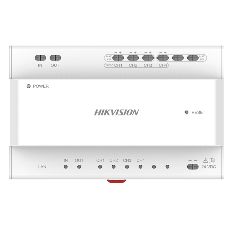 Conversor 2 hilos IP Hikvision DS-KAD704Y