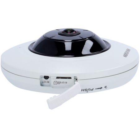 Cámara Fisheye Hikvision DS-2CD2955G0-ISU 5MP PoE