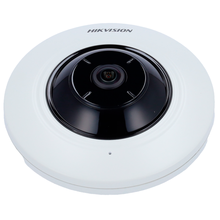 Cámara Fisheye Hikvision DS-2CD2955G0-ISU 5MP PoE