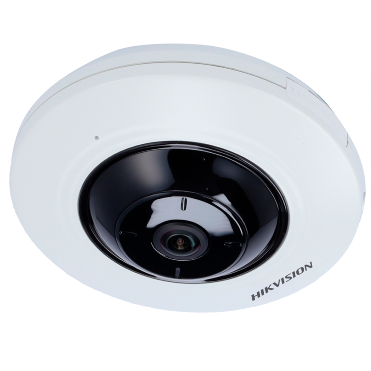 Cámara Fisheye Hikvision DS-2CD2955G0-ISU 5MP PoE