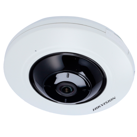 Cámara Fisheye Hikvision DS-2CD2955G0-ISU 5MP PoE