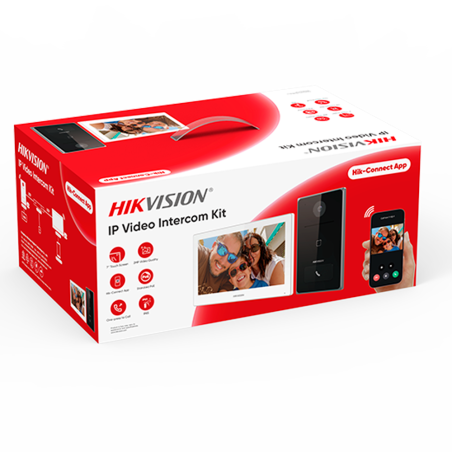 Kit videoportero IP Hikvision DS-KIS608-P - 2MP 7"