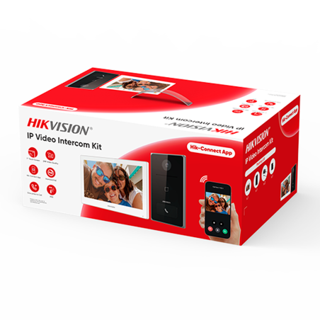 Kit videoportero IP Hikvision DS-KIS608-P - 2MP 7"