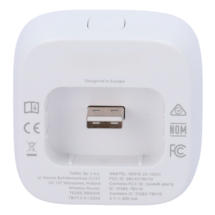 Puerta de enlace WiFi Tedee TEDEE-BRIDGE-WBT - BT 5.0