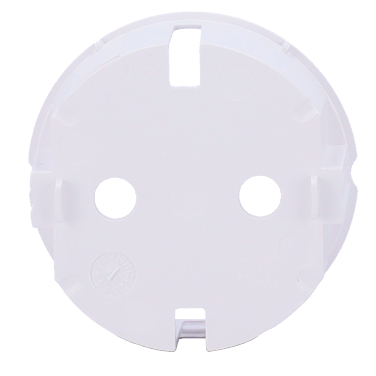 Tapa lateral enchufe Ajax AJ-SIDECOVER-W - Tipo F, compatible OutletCore Basic, interior