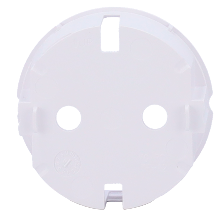 Tapa lateral enchufe Ajax AJ-SIDECOVER-W - Tipo F, compatible OutletCore Basic, interior