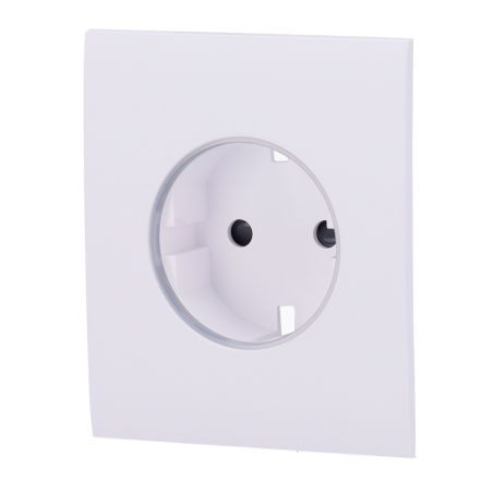Tapa central enchufe Ajax AJ-CENTERCOVER-W - Tipo F