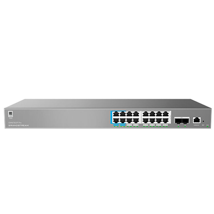 Switch L2++ Grandstream GWN7802P Pro - 16 PoE++