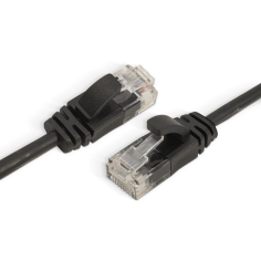 Latiguillo SLIM Cat. 6 U/UTP Gaestopas CLS016N8.05 - 0,5m, Blanco, LSZH