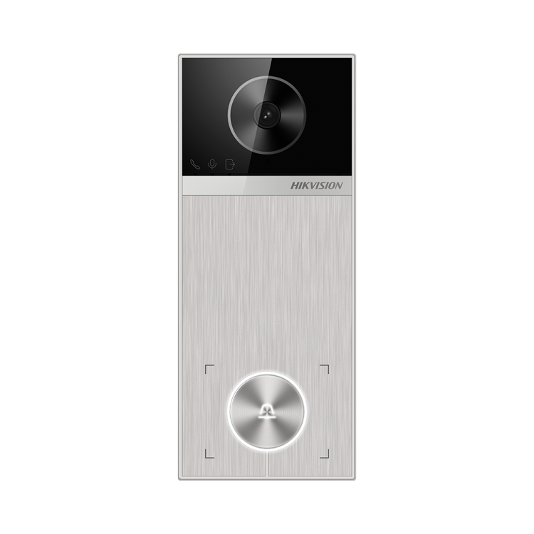 Videoportero IP Hikvision DS-KV6114-MWBE1 - 2MP, WiFi, Lector Mifare, PoE