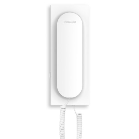Telefonillo Fermax 34440 - DUOX 2 hilos, abrepuertas, llamada conserje, montaje superficie blanco