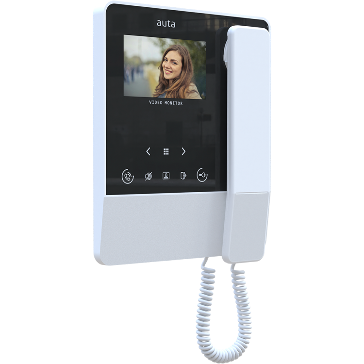 Monitor videoportero AUTA 751851 - 4.3" táctil coaxial