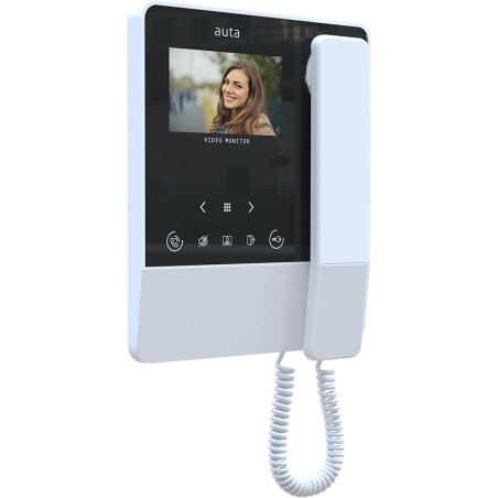 Monitor videoportero AUTA 751851 - 4.3" táctil coaxial