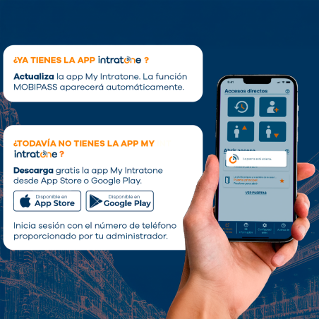 Mobipass Intratone 25-0037 - acceso remoto smartphone