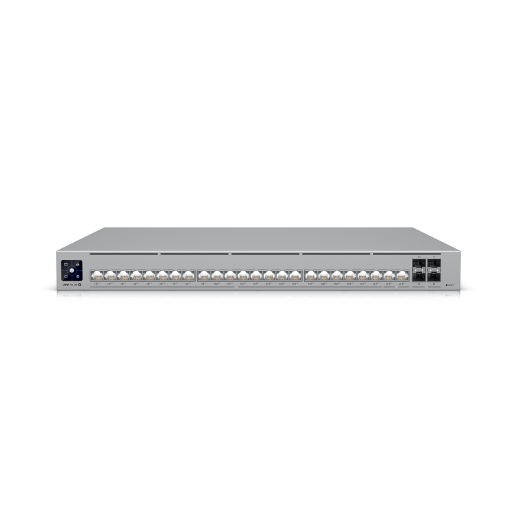 Switch gestionable Ubiquiti USW-Pro-HD-24-PoE - 24 puertos 2.5GbE/10GbE, PoE++ 600W, 4x SFP+ 10G, L3