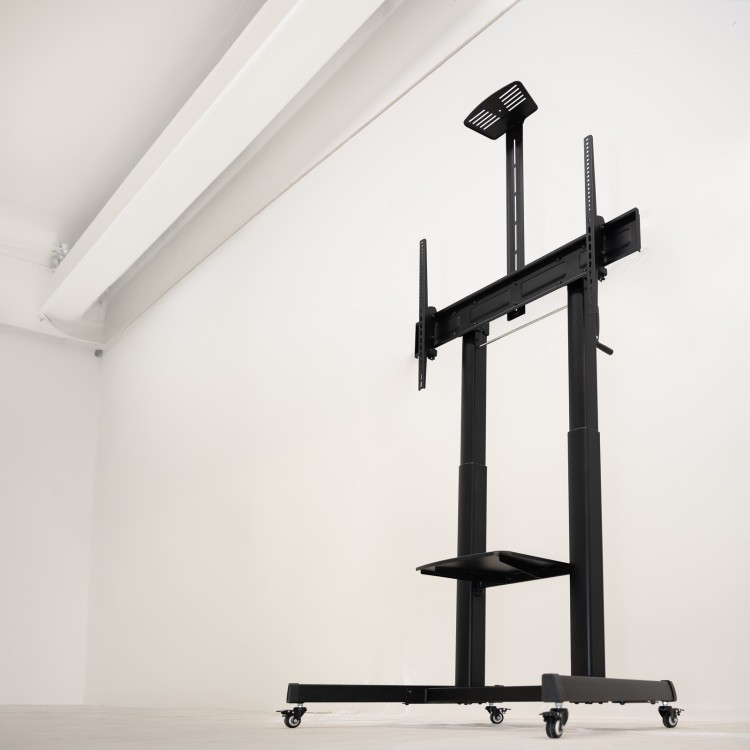 Soporte TV suelo 60-100 Tooq FS20406HM-B con ruedas