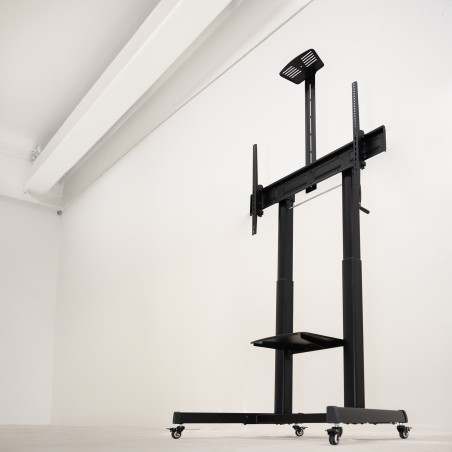 Soporte TV suelo 60-100 Tooq FS20406HM-B con ruedas