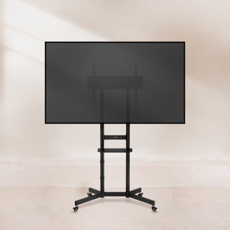Soporte TV suelo con ruedas TooQ FS1150M-B