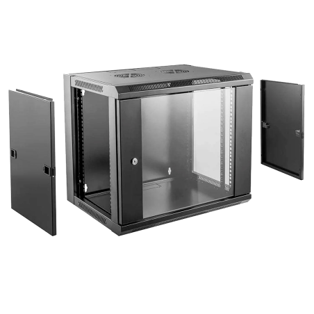 Armario rack mural 19" Kelvo KE-R12-F600-M - 12U