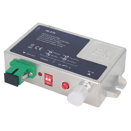 Transmisor óptico EKSELANS TO 3 FI - TV y SAT 2150 MHz
