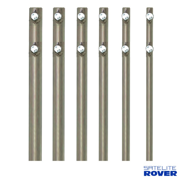 Mastil telescopico 3000x30x1,5mm