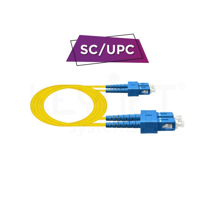 Latiguillo fibra SC Keynet TF-LDSU07-Y01 - duplex UPC SM