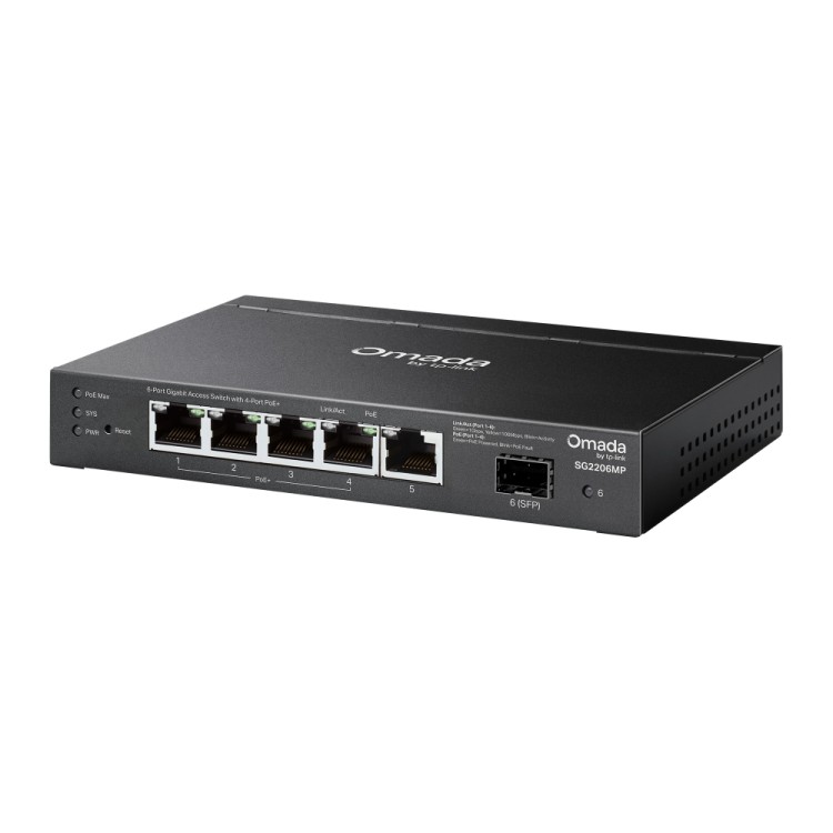 Switch PoE TP-Link SG2206MP - 6 puertos Gigabit gestionable