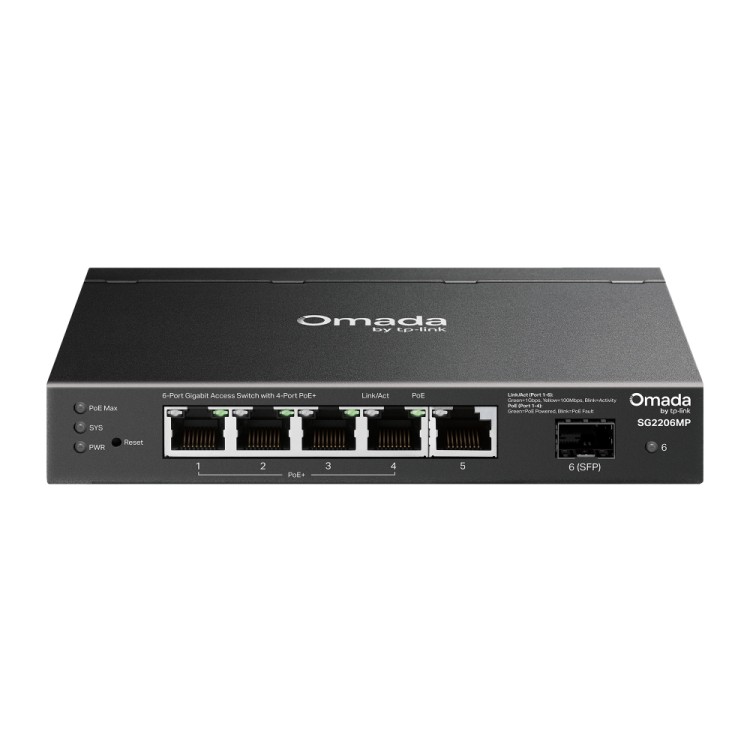 Switch PoE TP-Link SG2206MP - 6 puertos Gigabit gestionable