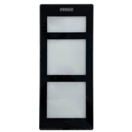 Placa directorio Fermax 7702 - para Placa Cora S6, para anotar nombres, iluminación