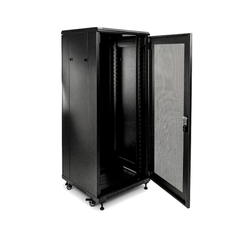 Armario rack Kelvo KE-R32-F600-S-M - 32U 600mm puerta perforada