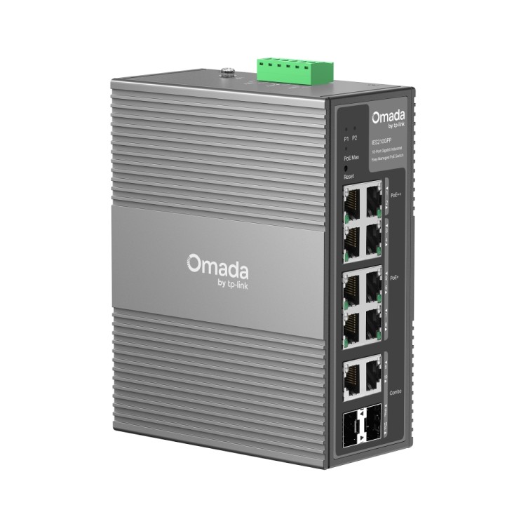 Switch industrial TP-Link IES210GPP - 10 puertos PoE++ 240W