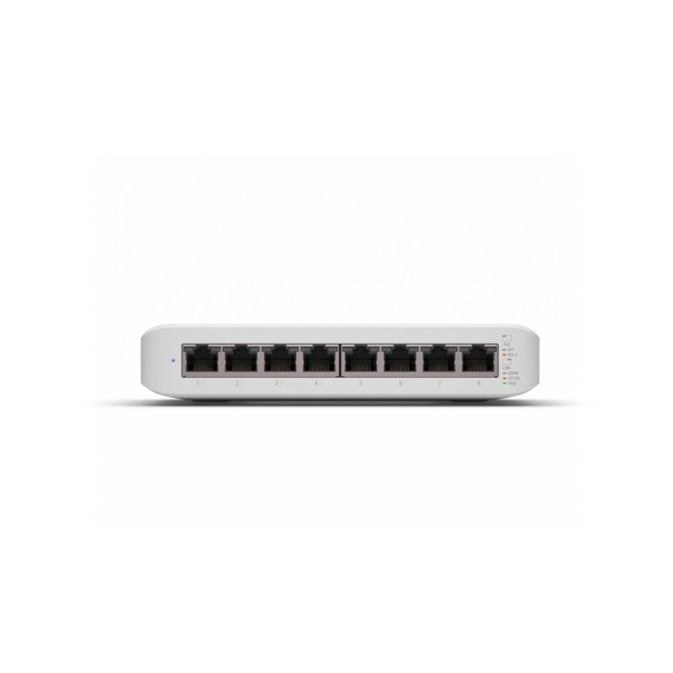 Unifi Switch Ubiquiti USW-LITE-8-POE - 8 puertos, 4 PoE+, 52 W, fanless