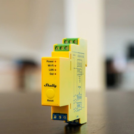 Controlador iluminación Shelly Pro RGBWW PM - 5 canales, DIN, WiFi, LAN, Bluetooth