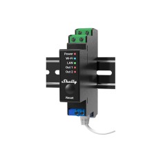 Rele inteligente Shelly Pro 2PM - 2 canales DIN medicion
